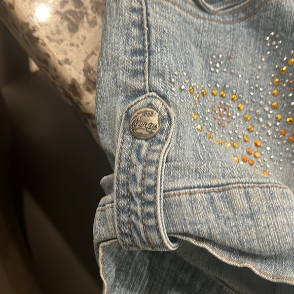 Cute little Candies size 7 just darling blue jean material - Picture 3 of 8